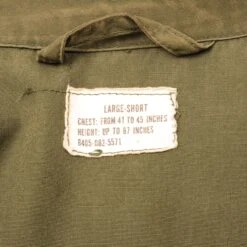 VINTAGE US ARMY TROPICAL COMBAT JACKET 3TH PATTERN VIETNAM WAR ERA SIZE LARGE SHORT(Vintage Us Army Tropical Combat Jacket 3th Pattern Vietnam War Era Size Large Short) -Rare Gear USA Shop DSC 0944 1