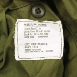 VINTAGE US ARMY M1965 M65 FIELD JACKET 1973 VIETNAM WAR MEDIUM LONG(Vintage Us Army M1965 M65 Field Jacket 1973 Vietnam War Medium Long Nos) -Rare Gear USA Shop DSC 1112