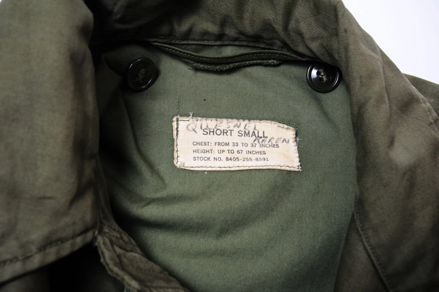 VINTAGE US ARMY M51 FIELD JACKET 1959 ENGINEERS SCHOOL PATCH SIZE SMALL SHORT(Us Army M 1951 M51 1959 Field Jacket Korea Short Small Engineers School Patch) 3 VINTAGE US ARMY M51 FIELD JACKET 1959 ENGINEERS SCHOOL PATCH SIZE SMALL SHORT(Us Army M 1951 M51 1959 Field Jacket Korea Short Small Engineers School Patch) - Image 3