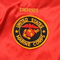VINTAGE US MARINE CORPS SOUVENIR BOMBER JACKET SIZE MEDIUM(Vintage Us Marine Corps Souvenir Bomber Jacket Size Medium) -Rare Gear USA Shop DSC 1365 1