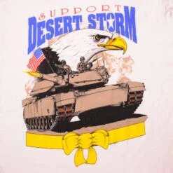 VINTAGE DESERT STORM TEE SHIRT EARLY 1990s SIZE LARGE MADE IN USA(Vintage Desert Storm Tee Shirt Early 1990s Size Large Made In Usa) 11 VINTAGE DESERT STORM TEE SHIRT EARLY 1990s SIZE LARGE MADE IN USA(Vintage Desert Storm Tee Shirt Early 1990s Size Large Made In Usa) -Rare Gear USA Shop DSC 1382 1