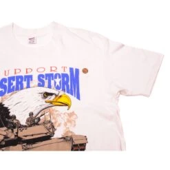 VINTAGE DESERT STORM TEE SHIRT EARLY 1990s SIZE LARGE MADE IN USA(Vintage Desert Storm Tee Shirt Early 1990s Size Large Made In Usa) 13 VINTAGE DESERT STORM TEE SHIRT EARLY 1990s SIZE LARGE MADE IN USA(Vintage Desert Storm Tee Shirt Early 1990s Size Large Made In Usa) -Rare Gear USA Shop DSC 1385 1