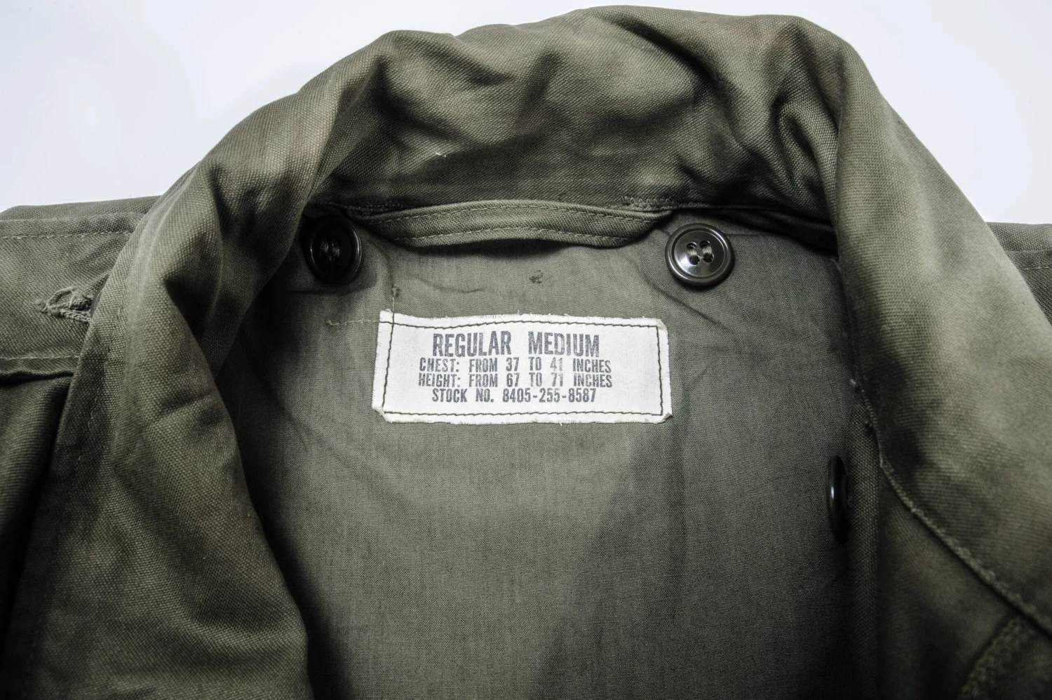 VINTAGE US ARMY M-1951 M51 FIELD JACKET 1959 VIETNAM WAR SIZE SMALL REGULAR(Us Army M65 M 65 1959 Korean War Jacket Small Regular) 3 VINTAGE US ARMY M-1951 M51 FIELD JACKET 1959 VIETNAM WAR SIZE SMALL REGULAR(Us Army M65 M 65 1959 Korean War Jacket Small Regular) - Image 3