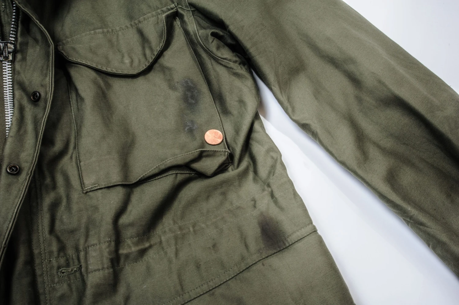 VINTAGE US ARMY M-1951 M51 FIELD JACKET 1959 VIETNAM WAR SIZE SMALL REGULAR(Us Army M65 M 65 1959 Korean War Jacket Small Regular) 6 VINTAGE US ARMY M-1951 M51 FIELD JACKET 1959 VIETNAM WAR SIZE SMALL REGULAR(Us Army M65 M 65 1959 Korean War Jacket Small Regular) - Image 6