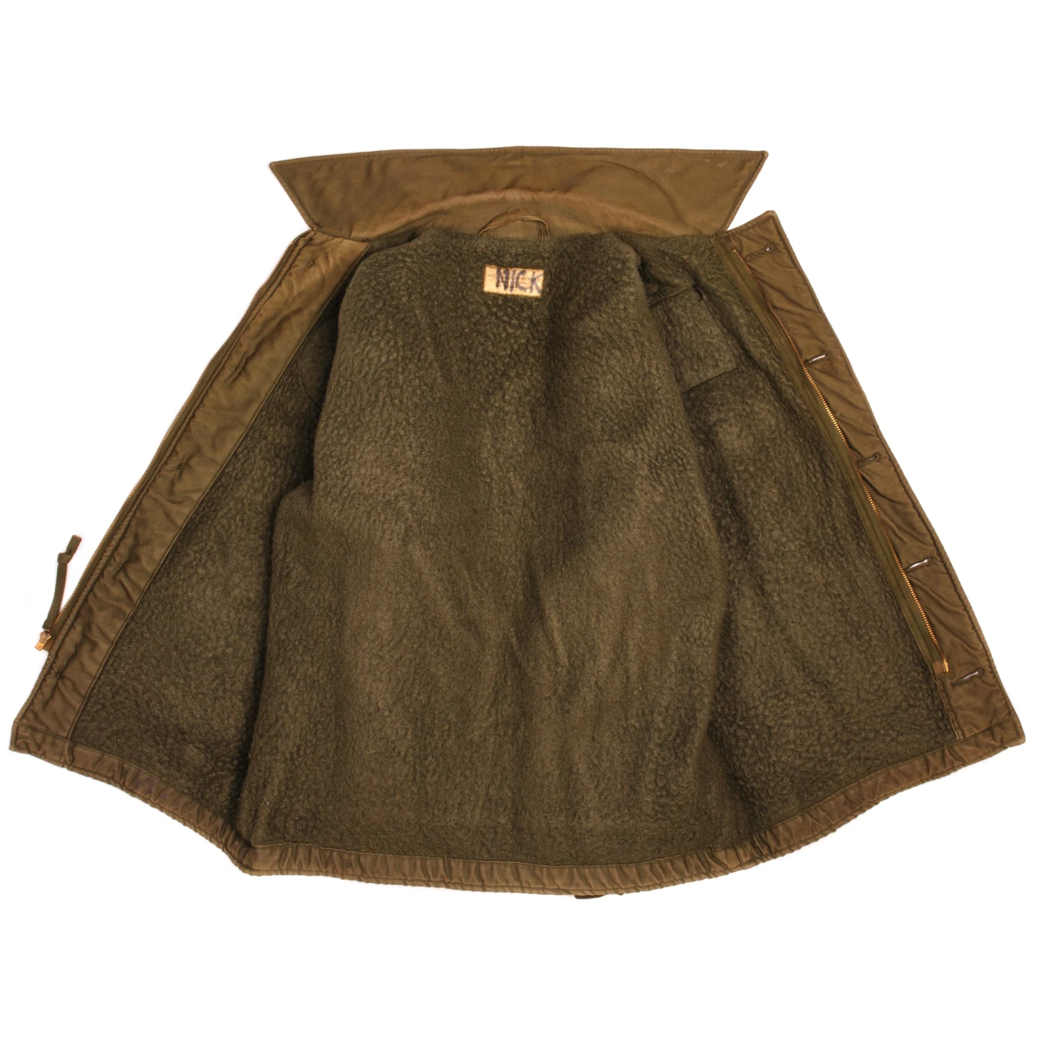 VINTAGE US NAVY A-2 A2 DECK JACKET 1964 SIZE MEDIUM WITH PATCH USS JAMES MONROE SSBN 622(Vintage Us Navy A 2 Deck Jacket 1964 Size Medium With Patch) 4 VINTAGE US NAVY A-2 A2 DECK JACKET 1964 SIZE MEDIUM WITH PATCH USS JAMES MONROE SSBN 622(Vintage Us Navy A 2 Deck Jacket 1964 Size Medium With Patch) - Image 4