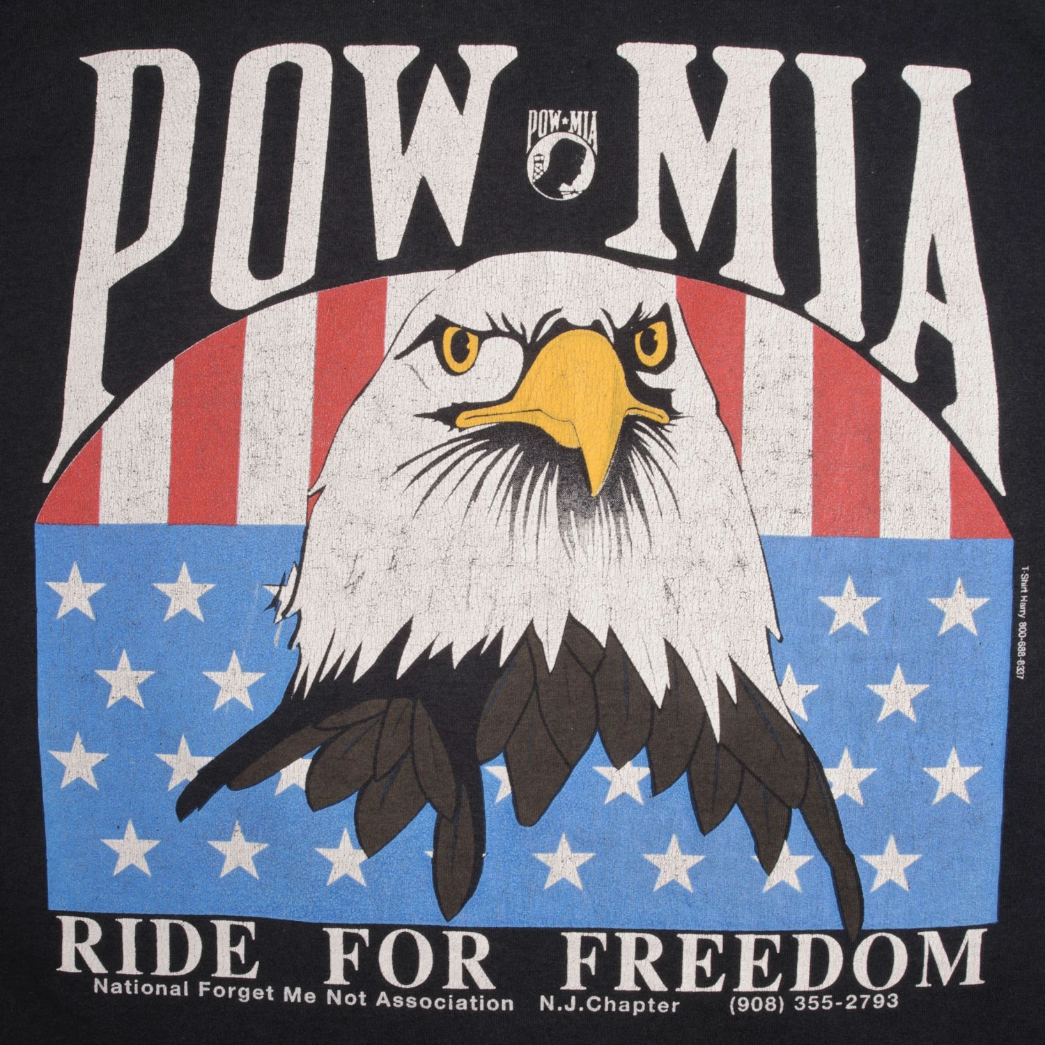 VINTAGE POW-MIA ROLLING THUNDER NEW YORK CITY TEE SHIRT 1991 SIZE XL MADE IN USA(Vintage Pow Mia Rolling Thunder New York City Tee Shirt 1991 Size Xl Made In Usa) 6 VINTAGE POW-MIA ROLLING THUNDER NEW YORK CITY TEE SHIRT 1991 SIZE XL MADE IN USA(Vintage Pow Mia Rolling Thunder New York City Tee Shirt 1991 Size Xl Made In Usa) - Image 6