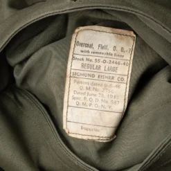 VINTAGE US ARMY OVERCOAT TRENCH COAT W LINER 1946 POST WW2 LARGE REGULAR(Vintage Us Army Overcoat Trench Coat W Liner 1946 Post Ww2 Large Regualr) -Rare Gear USA Shop DSC 1536 1