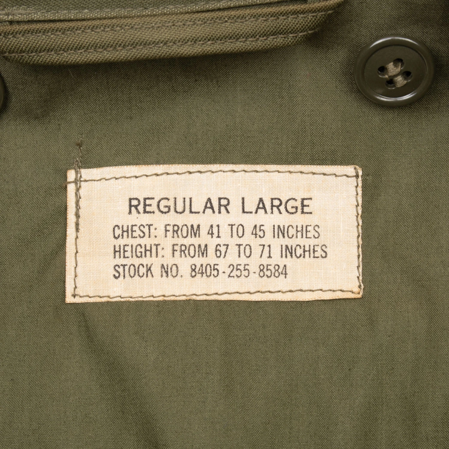 VINTAGE US ARMY M51 FIELD JACKET 1960 VIETNAM WAR LARGE REGULAR DEADSTOCK NOS(Vintage Us Army M51 Field Jacket 1960 Vietnam War Large Regular Deadstock Nos) 4 VINTAGE US ARMY M51 FIELD JACKET 1960 VIETNAM WAR LARGE REGULAR DEADSTOCK NOS(Vintage Us Army M51 Field Jacket 1960 Vietnam War Large Regular Deadstock Nos) - Image 4