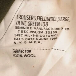 VINTAGE US ARMY FIELD WOOL TROUSERS PANTS 1951 KOREAN WAR SIZE SMALL SHORT NOS(Vintage Us Army Field Wool Trousers Pants 1951 Korean War Size Small Short Nos) -Rare Gear USA Shop DSC 1545 3c0175b1 7558 4da2 9c3d 28775f2d65fd