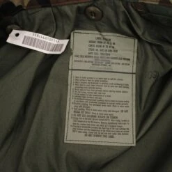 VINTAGE US ARMY M-1965 M65 WOODLAND CAMO FIELD JACKET 1997 LARGE REGULAR NOS(Vintage Us Army M 1965 M65 Woodland Camo Field Jacket 1997 Large Regular Nos) 11 VINTAGE US ARMY M-1965 M65 WOODLAND CAMO FIELD JACKET 1997 LARGE REGULAR NOS(Vintage Us Army M 1965 M65 Woodland Camo Field Jacket 1997 Large Regular Nos) -Rare Gear USA Shop DSC 1549