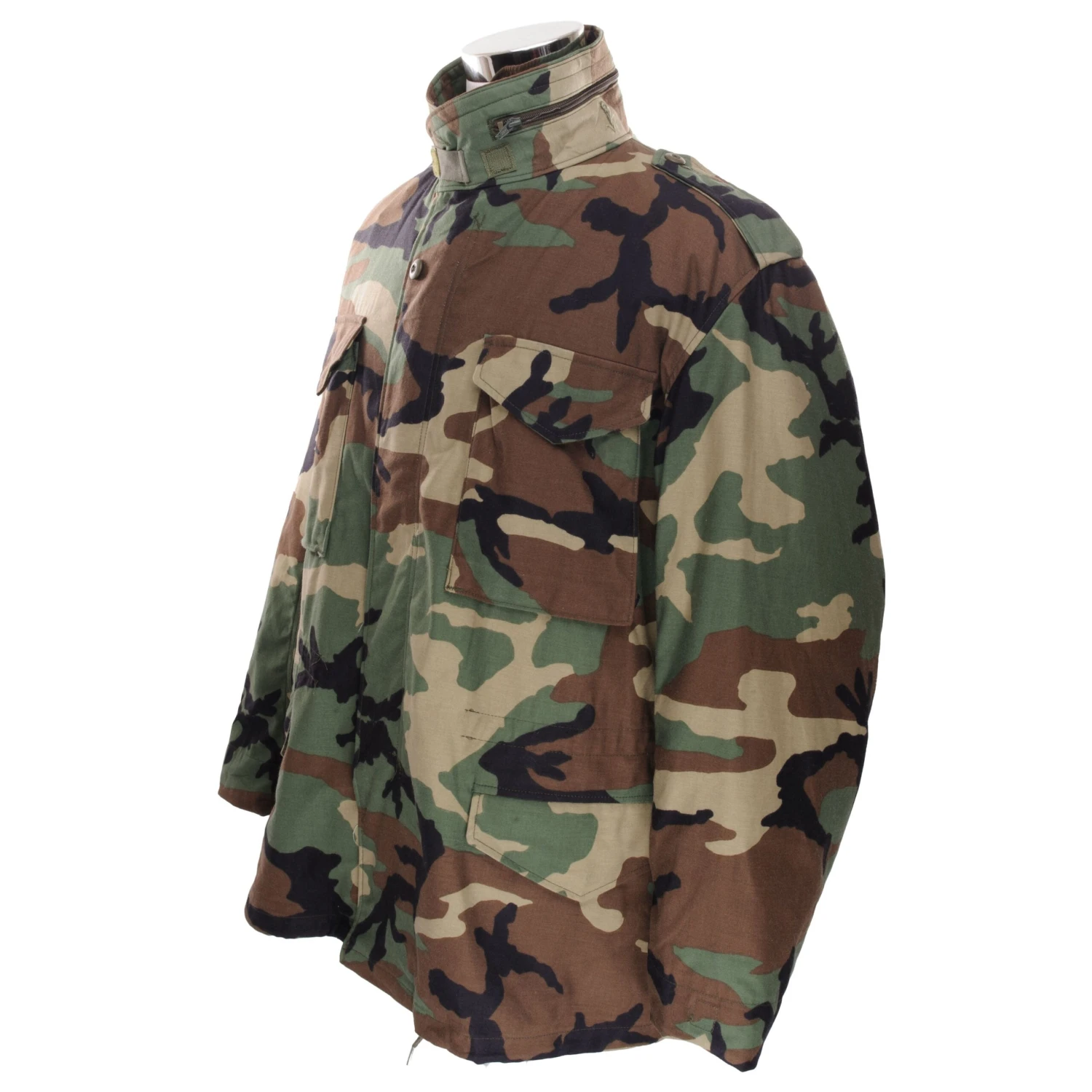 VINTAGE US ARMY M65 WOODLAND CAMO FIELD JACKET 1984 MEDIUM REGULAR NOS(Vintage Us Army M65 Woodland Camo Field Jacket 1984 Medium Regular Nos) 1 VINTAGE US ARMY M65 WOODLAND CAMO FIELD JACKET 1984 MEDIUM REGULAR NOS(Vintage Us Army M65 Woodland Camo Field Jacket 1984 Medium Regular Nos)