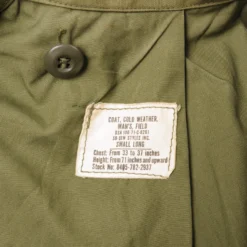 VINTAGE US ARMY M-1965 M65 FIELD JACKET 1971 VIETNAM WAR SIZE SMALL LONG(Copy Of Us Army M 1965 M65 Field Jacket 1966 Size Small Long) -Rare Gear USA Shop DSC 1584