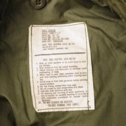 VINTAGE US ARMY M-1965 M65 FIELD JACKET 1980 SIZE SMALL REGULAR NOS DEADSTOCK(Vintage Us Army M 1965 M65 Field Jacket 1980 Size Small Regular Nos Deadstock 1) -Rare Gear USA Shop DSC 1594