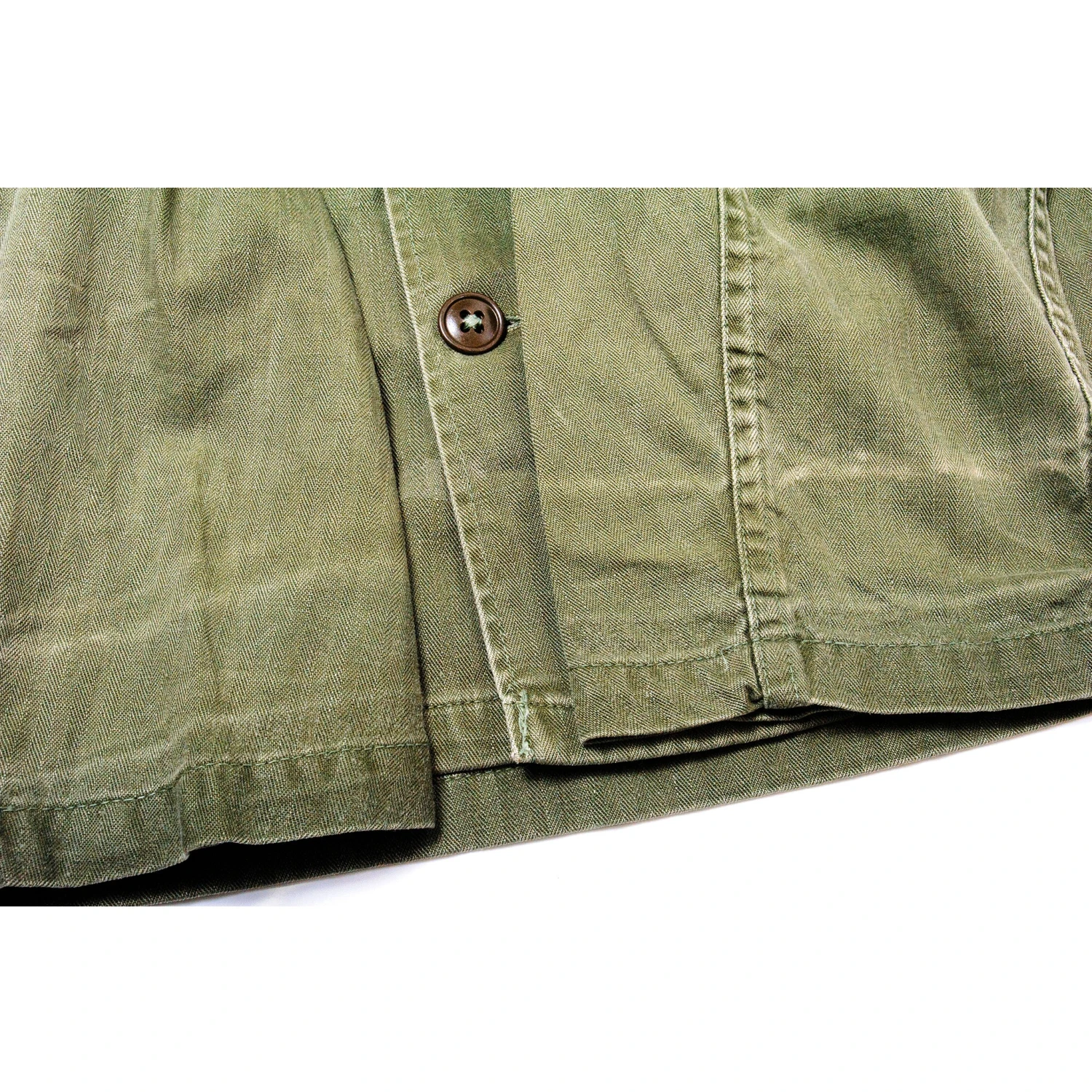 VINTAGE US ARMY UTILITY SHIRT 1940'S WW2 CORPORAL PATCHES(Us Army 1940s Ww2 Utility Shirt Corporal) 7 VINTAGE US ARMY UTILITY SHIRT 1940'S WW2 CORPORAL PATCHES(Us Army 1940s Ww2 Utility Shirt Corporal) - Image 7