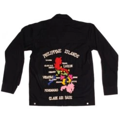 VINTAGE US AIR FORCE CLARK AIR BASE SOUVENIR JACKET SIZE SMALL 1970s 1980s(Vintage Us Air Force Clark Air Base Souvenir Jacket Size Small)