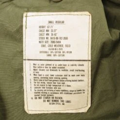 VINTAGE US ARMY M-1965 M65 FIELD JACKET 1980 SIZE SMALL REGULAR(Copy Of Vintage Us Army M 1965 M65 Field Jacket 1981 Size Small Regular 2) -Rare Gear USA Shop DSC 1662