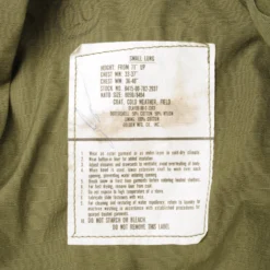 VINTAGE US ARMY M-1965 M65 FIELD JACKET 1981 SIZE SMALL LONG NOS DEADSTOCK(Copy Of Vintage Us Army M 1965 M65 Field Jacket 1981 Size Small Long 1) 12 VINTAGE US ARMY M-1965 M65 FIELD JACKET 1981 SIZE SMALL LONG NOS DEADSTOCK(Copy Of Vintage Us Army M 1965 M65 Field Jacket 1981 Size Small Long 1) -Rare Gear USA Shop DSC 1687