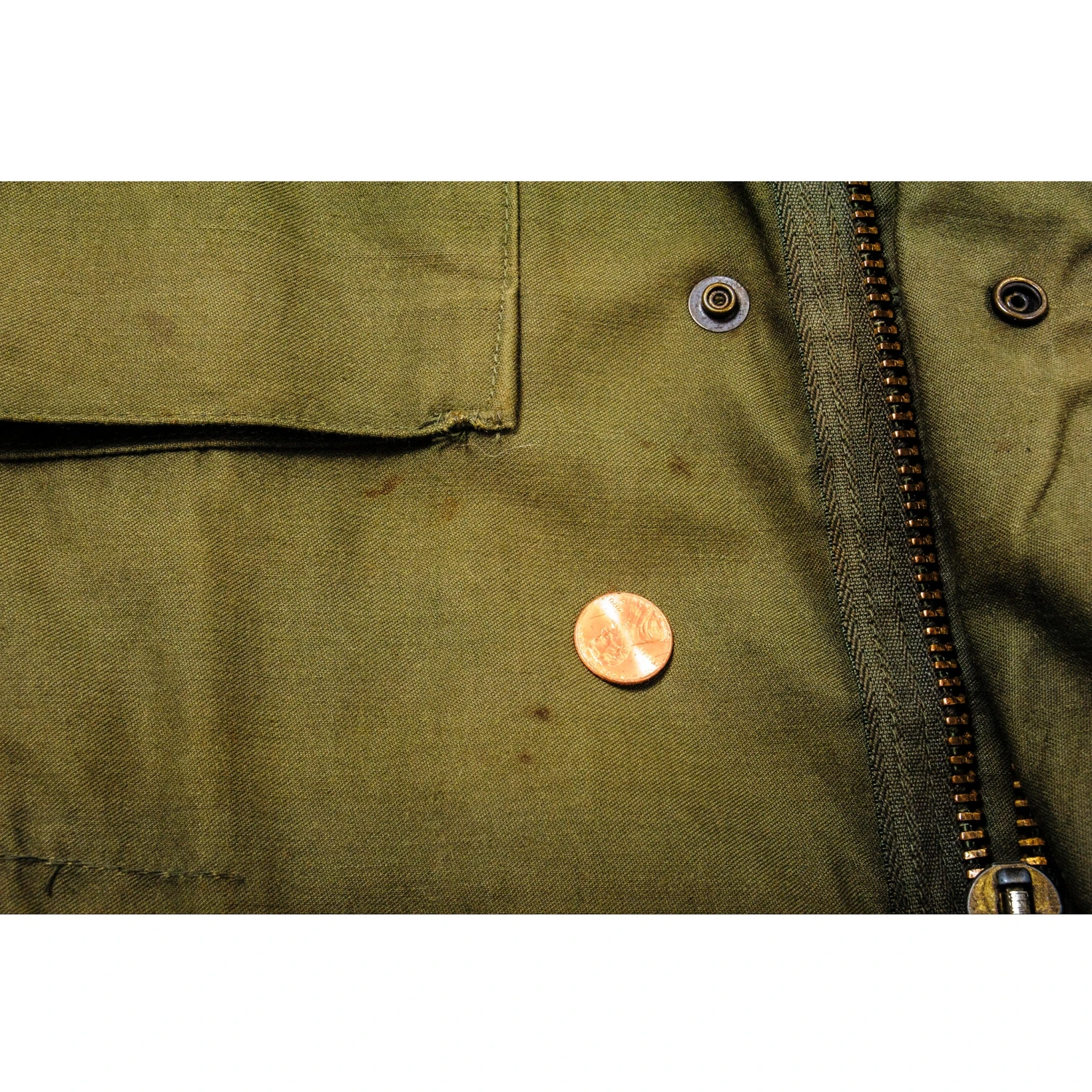 VINTAGE US ARMY M-1965 M65 FIELD JACKET 1980 SIZE SMALL LONG(Us Army M 1965 M65 1980 Field Jacket Gulf War Small Long) 7 VINTAGE US ARMY M-1965 M65 FIELD JACKET 1980 SIZE SMALL LONG(Us Army M 1965 M65 1980 Field Jacket Gulf War Small Long) - Image 7