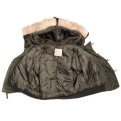 VINTAGE US ARMY PARKA E.C.W. FLIGHT JACKET N-2B N2B1985 SIZE LARGE(Copy Of Us Army Parka Flight Jacket N 2b 1982 Size Small) -Rare Gear USA Shop DSC 1881 1