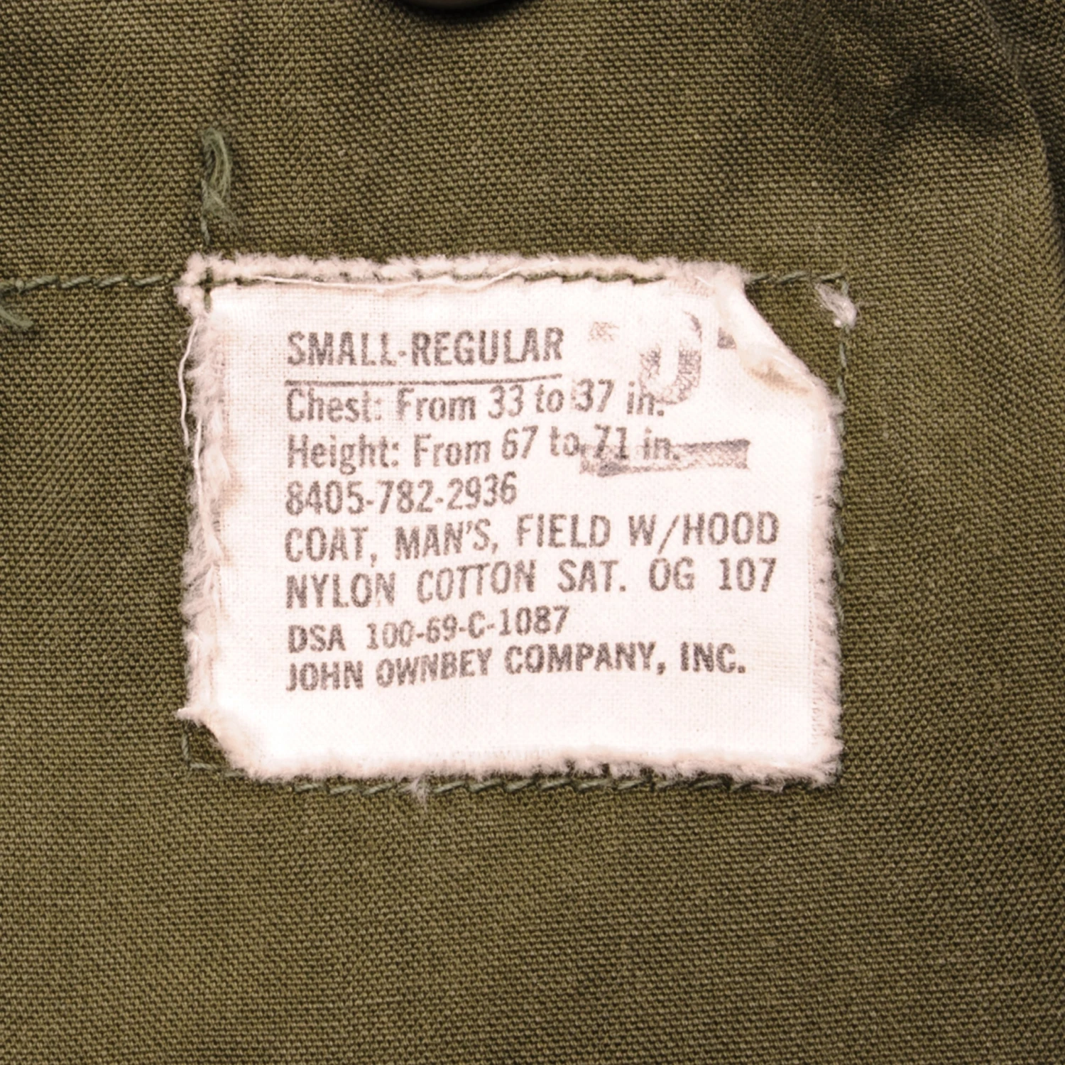 VINTAGE USMC M-1965 M65 FIELD JACKET 1969 VIETNAM WAR SIZE SMALL REGULAR(Vintage Usmc M 1965 M65 Field Jacket 1969 Vietnam War Size Small Regular) 4 VINTAGE USMC M-1965 M65 FIELD JACKET 1969 VIETNAM WAR SIZE SMALL REGULAR(Vintage Usmc M 1965 M65 Field Jacket 1969 Vietnam War Size Small Regular) - Image 4