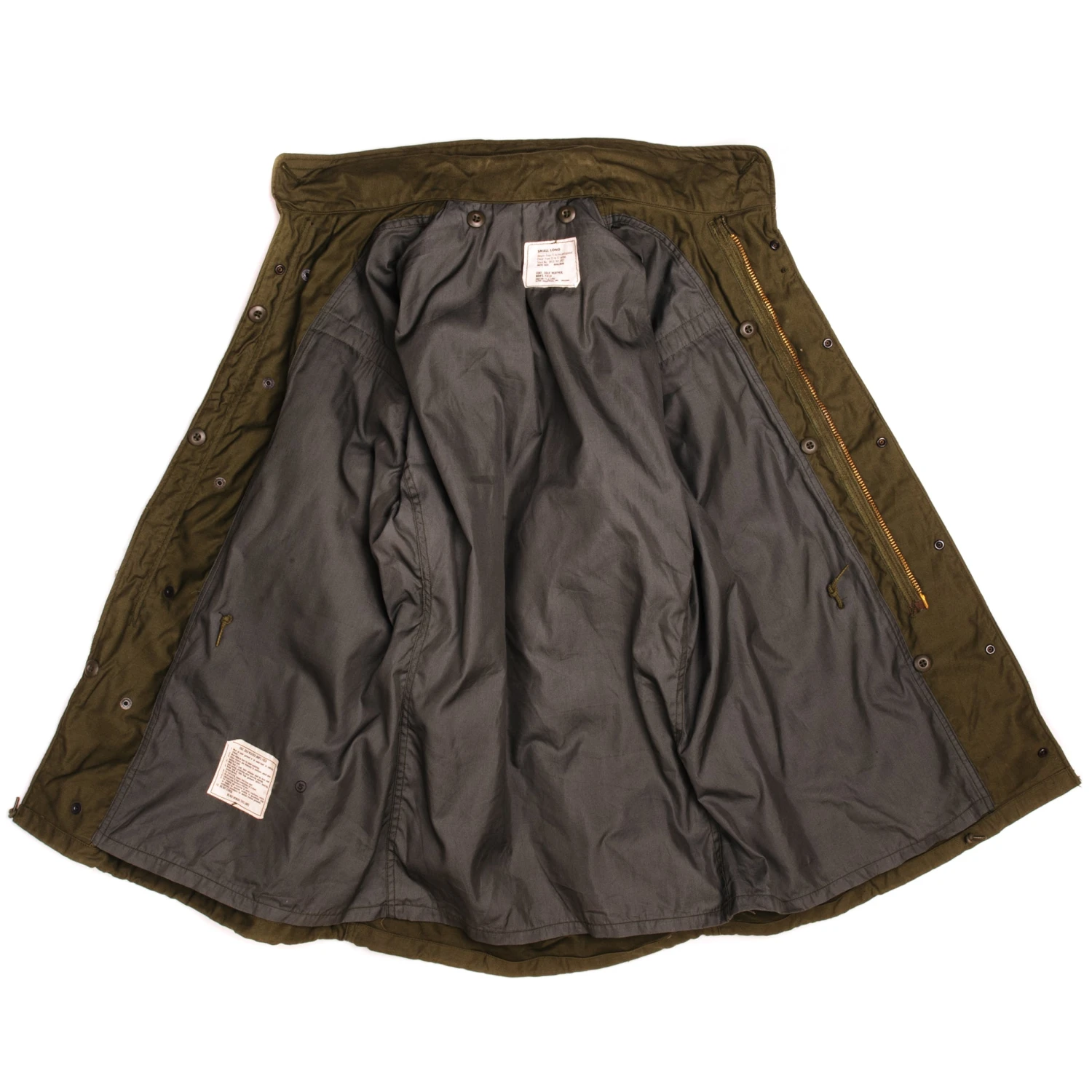 VINTAGE US ARMY M-1965 M65 FIELD JACKET 1972 VIETNAM WAR SIZE SMALL LONG PATCHED WITH LINER(Vintage Us Army M 1965 M65 Field Jacket 1972 Vietnam War Size Small Long Patched With Liner) 3 VINTAGE US ARMY M-1965 M65 FIELD JACKET 1972 VIETNAM WAR SIZE SMALL LONG PATCHED WITH LINER(Vintage Us Army M 1965 M65 Field Jacket 1972 Vietnam War Size Small Long Patched With Liner) - Image 3