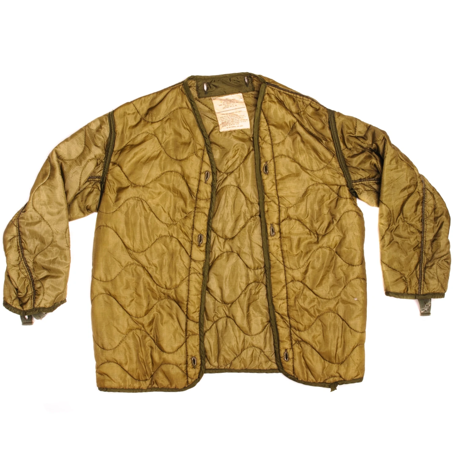 VINTAGE US ARMY M-1965 M65 FIELD JACKET 1972 VIETNAM WAR SIZE SMALL LONG PATCHED WITH LINER(Vintage Us Army M 1965 M65 Field Jacket 1972 Vietnam War Size Small Long Patched With Liner) 4 VINTAGE US ARMY M-1965 M65 FIELD JACKET 1972 VIETNAM WAR SIZE SMALL LONG PATCHED WITH LINER(Vintage Us Army M 1965 M65 Field Jacket 1972 Vietnam War Size Small Long Patched With Liner) - Image 4