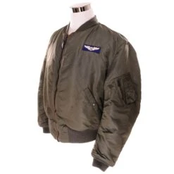 VINTAGE US AIR FORCE MA-1 FLIGHT JACKET 1968 VIETNAM WAR SIZE XL(Vintage Us Air Force Ma 1 Flight Jacket 1968 Vietnam War Size X Large)