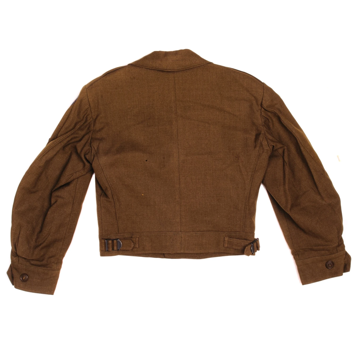 VINTAGE US ARMY WOOL FIELD JACKET WW2 ERA SIZE 34S WITH PATCHES, INSIGNIAS AND RIBBONS(Vintage Us Army Wool Field Jacket Size 34s With Patches Insignias And Ribbons) 2 VINTAGE US ARMY WOOL FIELD JACKET WW2 ERA SIZE 34S WITH PATCHES, INSIGNIAS AND RIBBONS(Vintage Us Army Wool Field Jacket Size 34s With Patches Insignias And Ribbons) - Image 2