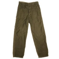 VINTAGE US ARMY UTILITY OG-107 SATEEN TROUSERS PANTS 1966 VIETNAM WAR SIZE W31 L30(Vintage Us Army Utility Trousers Pants 1966 Vietnam War Size W31 L30)