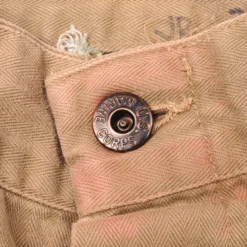 VINTAGE USMC M-1941 HBT UTILITY TROUSERS KHAKI PANTS 1ST PATTERN WW2 ERA SIZE 32X33(Vintage Usmc M 1941 Hbt Utility Trousers Khaki Pants 1st Pattern Ww2 Era Size 32x33) -Rare Gear USA Shop DSC 2260 1