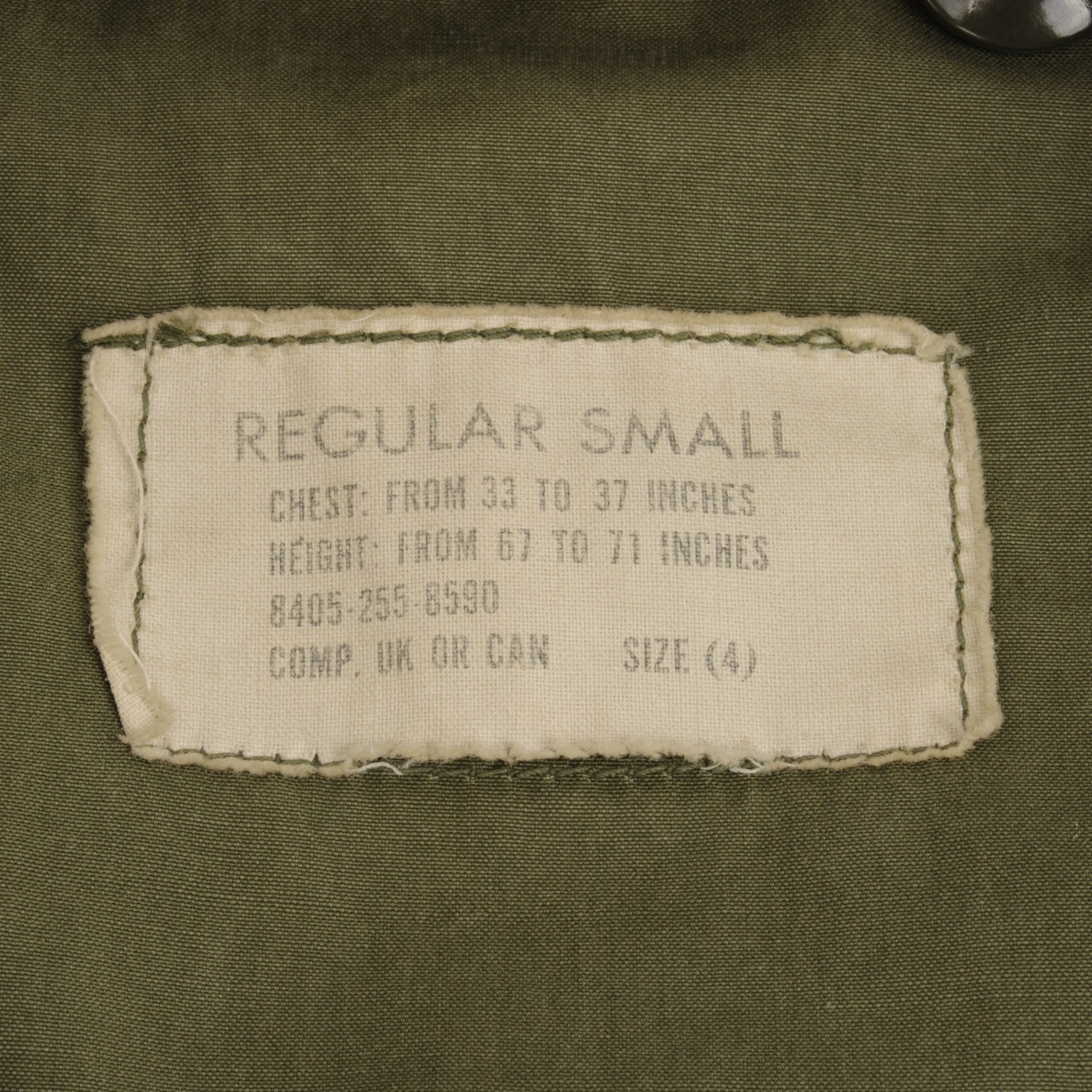 VINTAGE US ARMY M51 FIELD JACKET W PATCH 1963 VIETNAM WAR SIZE SMALL REGULAR(Vintage Us Army M51 Field Jacket W Patch 1963 Vietnam War Size Small Regular) 4 VINTAGE US ARMY M51 FIELD JACKET W PATCH 1963 VIETNAM WAR SIZE SMALL REGULAR(Vintage Us Army M51 Field Jacket W Patch 1963 Vietnam War Size Small Regular) - Image 4