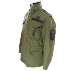 VINTAGE USAF US AIR FORCE M-1965 M65 1960S VIETNAM PATCHED FIELD JACKET SMALL LONG(Vintage Usaf Us Air Force M 1965 M65 1970s Vietnam Patched Field Jacket Small Long)