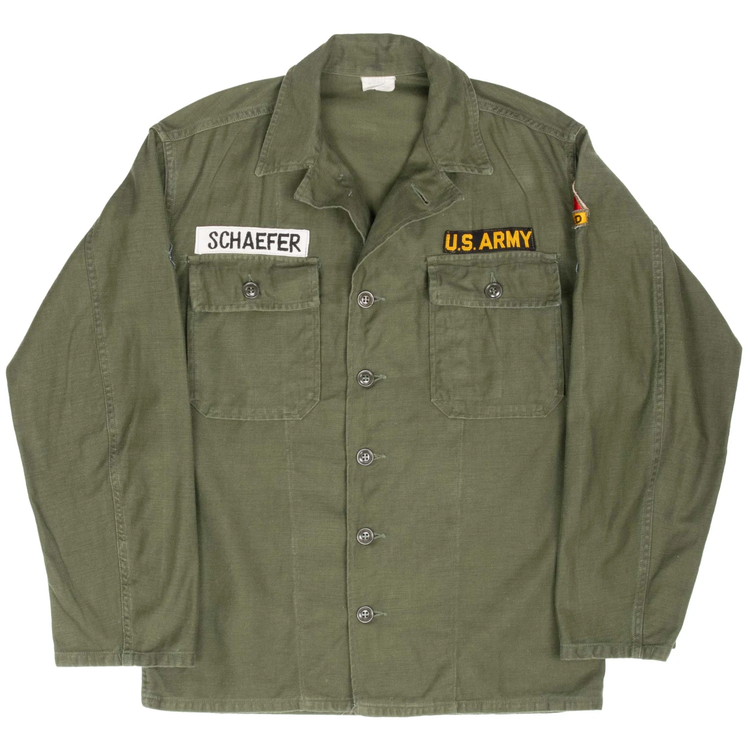 VINTAGE US ARMY UTILITY SHIRT P58 1959 FIRST PAT VIETNAM WAR PATCH SMALL(Vintage Us Army Utility Shirt P58 1959 First Pat Vietnam War Patch Small) 2 VINTAGE US ARMY UTILITY SHIRT P58 1959 FIRST PAT VIETNAM WAR PATCH SMALL(Vintage Us Army Utility Shirt P58 1959 First Pat Vietnam War Patch Small) - Image 2