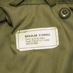 VINTAGE US ARMY M-1951 M51 FIELD JACKET 1961 SIZE XS REGULAR NOS DEADSTOCK(Copy Of Vintage Us Army M 1951 M51 Field Jacket 1963 Vietnam War Size Small Regular) 12 VINTAGE US ARMY M-1951 M51 FIELD JACKET 1961 SIZE XS REGULAR NOS DEADSTOCK(Copy Of Vintage Us Army M 1951 M51 Field Jacket 1963 Vietnam War Size Small Regular) -Rare Gear USA Shop DSC 2585