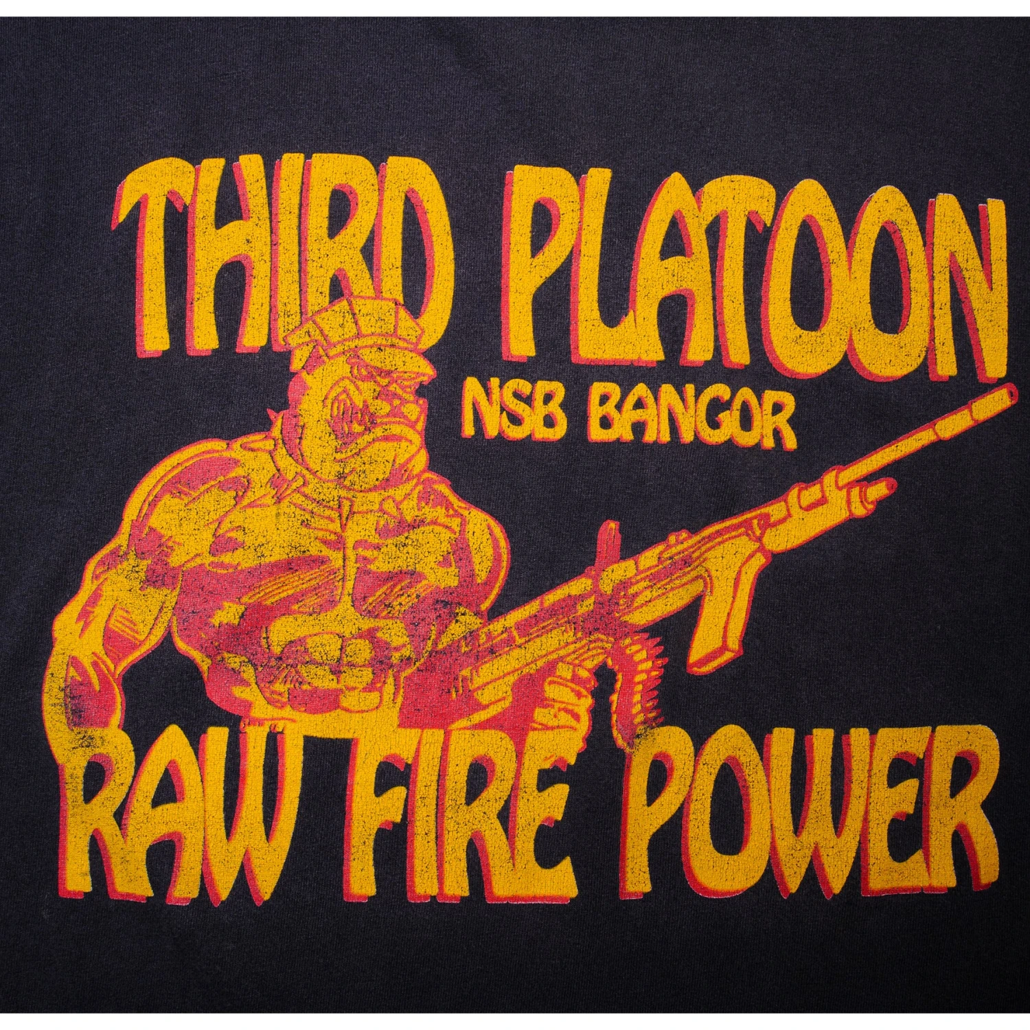 VINTAGE MILITARY MCSFCO THIRD PLATOON TEE SHIRT 90S SIZE MEDIUM MADE IN USA(Copy Of Vintage Military Army United States Coast Guards Tee Shirt 1991 Size Large Made In Usa) 3 VINTAGE MILITARY MCSFCO THIRD PLATOON TEE SHIRT 90S SIZE MEDIUM MADE IN USA(Copy Of Vintage Military Army United States Coast Guards Tee Shirt 1991 Size Large Made In Usa) - Image 3