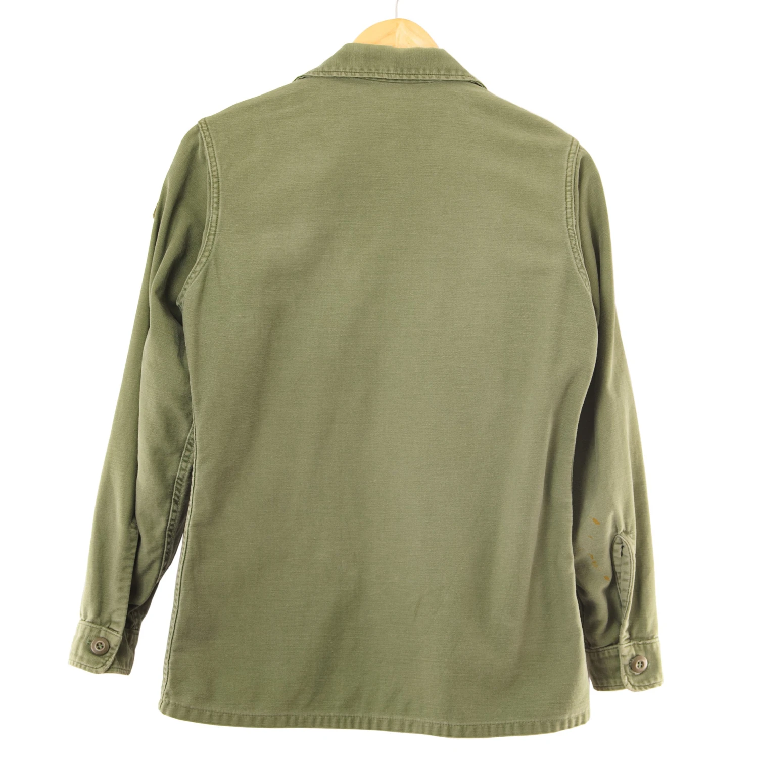 VINTAGE US ARMY UTILITY SHIRT P64 1960'S VIETNAM WAR PATCH 4TH INFANTRY ARMORED DIVISION(Us Army 1960s Vietnam War Shirt Utility Sateen Patch) 2 VINTAGE US ARMY UTILITY SHIRT P64 1960'S VIETNAM WAR PATCH 4TH INFANTRY ARMORED DIVISION(Us Army 1960s Vietnam War Shirt Utility Sateen Patch) - Image 2