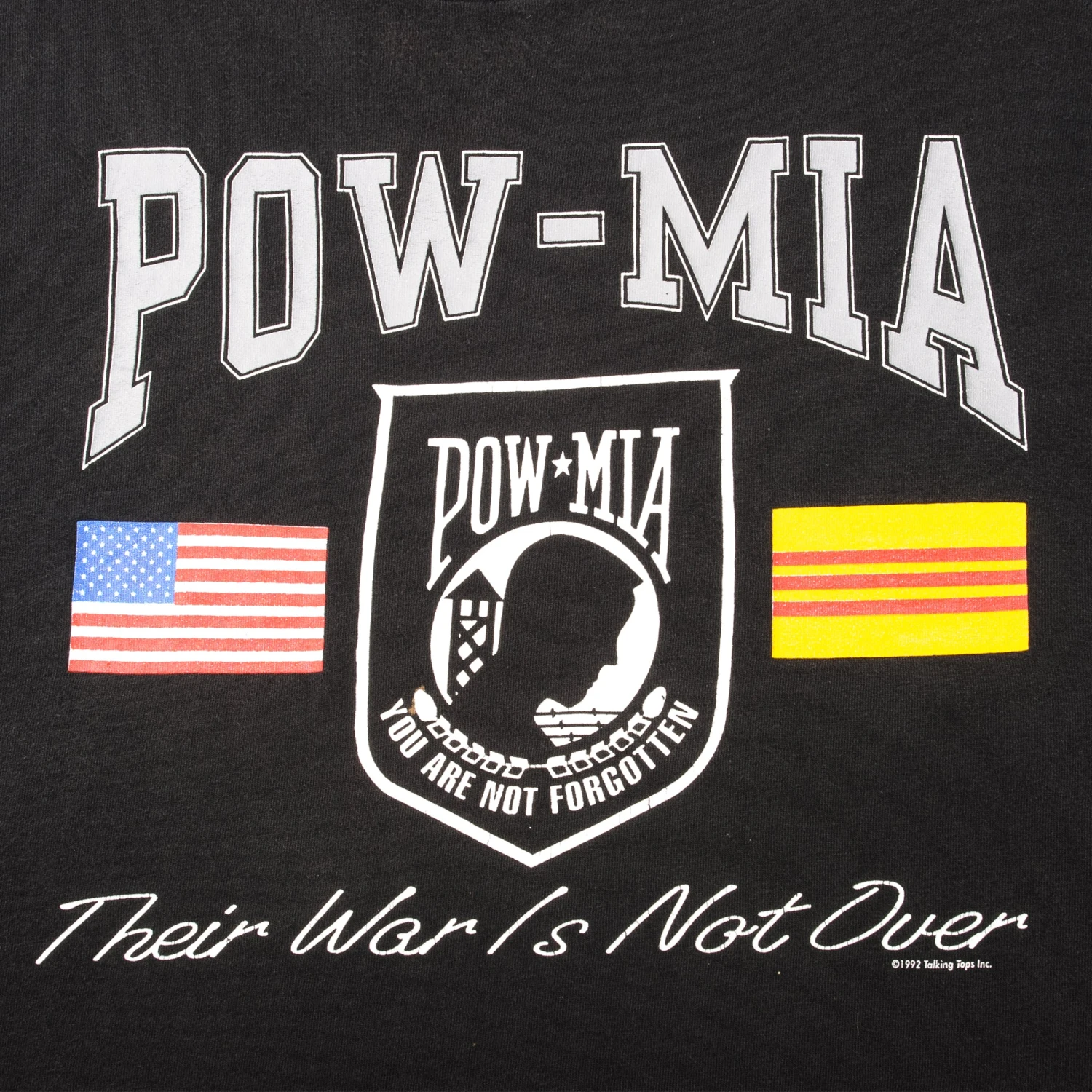 VINTAGE POW-MIA TEE SHIRT 1992 SIZE XL MADE IN USA(Vintage Pow Mia Tee Shirt 1992 Size Xl Made In Usa) 6 VINTAGE POW-MIA TEE SHIRT 1992 SIZE XL MADE IN USA(Vintage Pow Mia Tee Shirt 1992 Size Xl Made In Usa) - Image 6