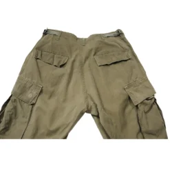 VINTAGE US ARMY FIELD TROUSERS PANTS RIP STOP POPLIN 1969 VIETNAM WAR SIZE 30X32 SMALL LONG(Vietnam War Field Trousers Pants Rip Stop Polin Class 1 1969 Cotton 30x32 Small Long 2) -Rare Gear USA Shop DSC 2732