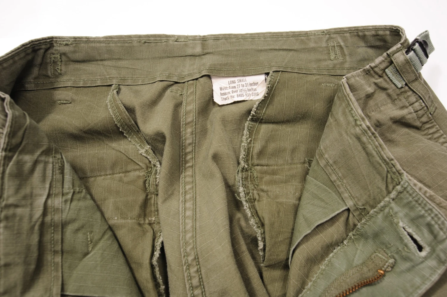 US ARMY FIELD TROUSERS PANTS RIP STOP POPLIN 1969 VIETNAM WAR SIZE 30X32 SMALL LONG(Vietnam War Field Trousers Pants Rip Stop Polin Class 1 1969 Cotton 30x32 Small Long) 3 US ARMY FIELD TROUSERS PANTS RIP STOP POPLIN 1969 VIETNAM WAR SIZE 30X32 SMALL LONG(Vietnam War Field Trousers Pants Rip Stop Polin Class 1 1969 Cotton 30x32 Small Long) - Image 3