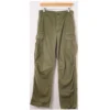 US ARMY FIELD TROUSERS PANTS RIP STOP POPLIN 1969 VIETNAM WAR SIZE 30X32 SMALL LONG(Vietnam War Field Trousers Pants Rip Stop Polin Class 1 1969 Cotton 30x32 Small Long)