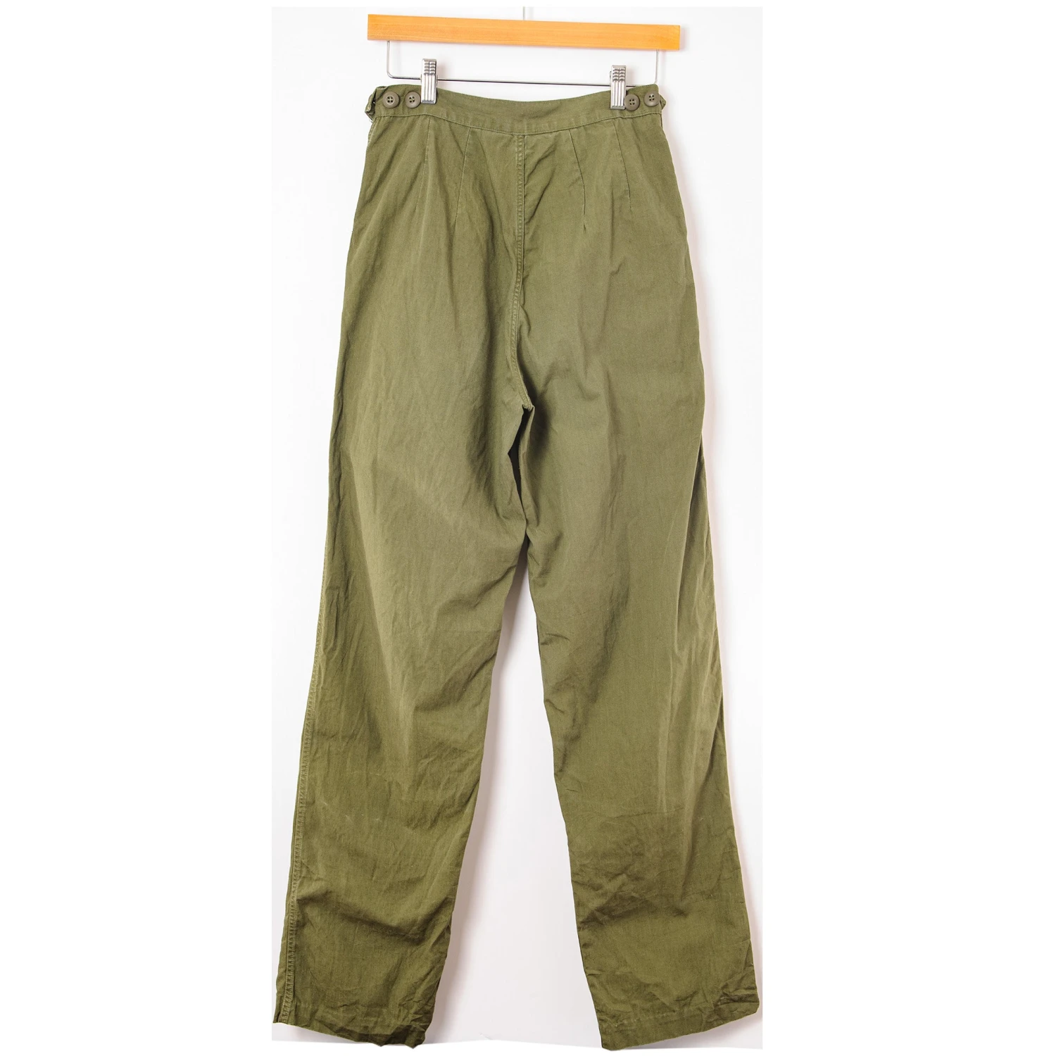 US ARMY FIELD TROUSERS PANTS WOMENS SLACKS 1967 VIETNAM WAR SIZE 26X32(Vietnam War Field Trousers Pants Womens Slacks 1967 Cotton 26x32) 1 US ARMY FIELD TROUSERS PANTS WOMENS SLACKS 1967 VIETNAM WAR SIZE 26X32(Vietnam War Field Trousers Pants Womens Slacks 1967 Cotton 26x32)