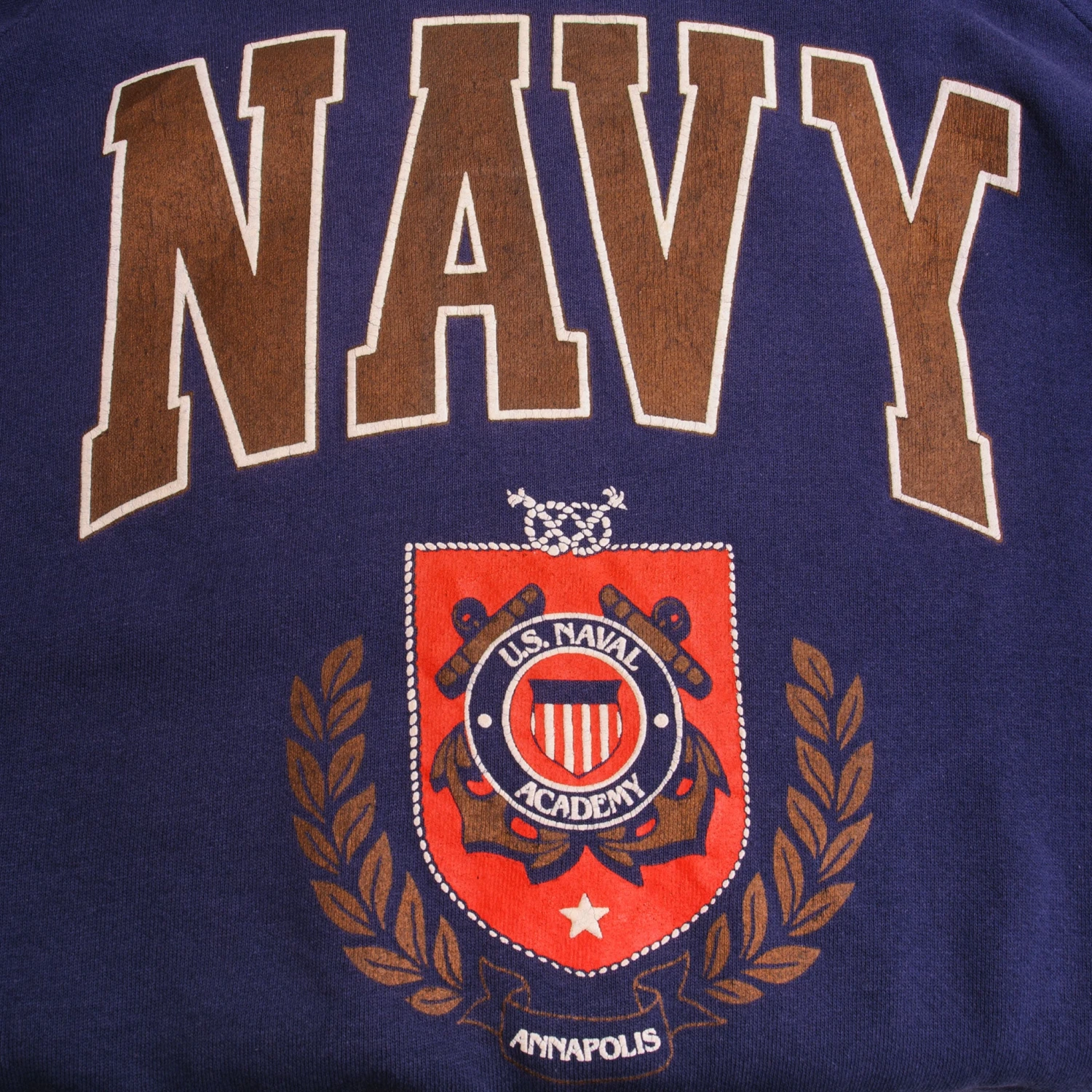VINTAGE USN US NAVY ACADEMY SWEATSHIRT CREWNECK 1992 SIZE XL MADE IN USA(Copy Of Vintage Usn Us Navy Sweatshirt Crewneck 1990s Size Large Made In Usa) 5 VINTAGE USN US NAVY ACADEMY SWEATSHIRT CREWNECK 1992 SIZE XL MADE IN USA(Copy Of Vintage Usn Us Navy Sweatshirt Crewneck 1990s Size Large Made In Usa) - Image 5
