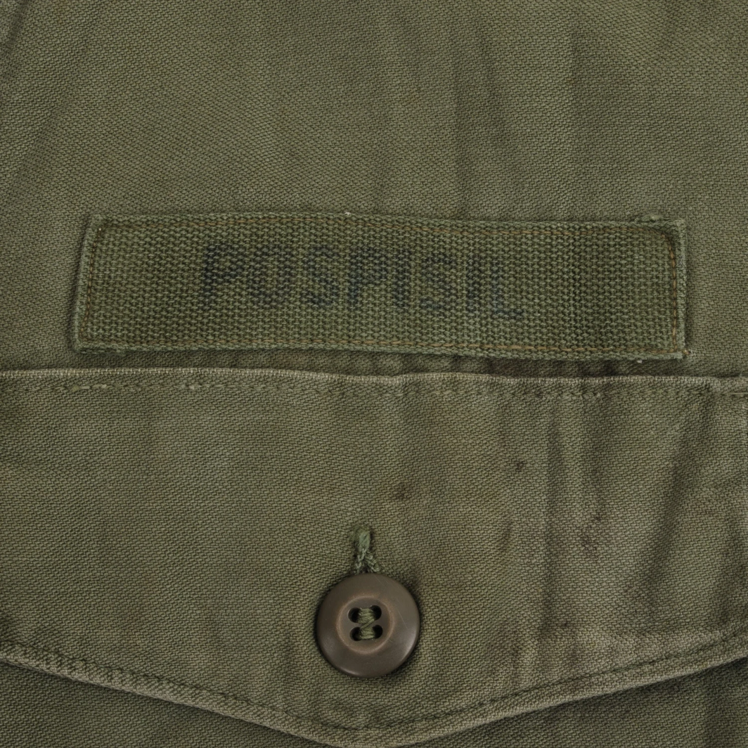 VINTAGE US ARMY 1970S VIETNAM WAR UTILITY SATEEN SHIRT P64 PATCH SIZE 15 1/2 X33(Vintage Us Army 1970s Vietnam War Utility Sateen Shirt P64 Patch Size 15 1 2 X 33) 7 VINTAGE US ARMY 1970S VIETNAM WAR UTILITY SATEEN SHIRT P64 PATCH SIZE 15 1/2 X33(Vintage Us Army 1970s Vietnam War Utility Sateen Shirt P64 Patch Size 15 1 2 X 33) - Image 7