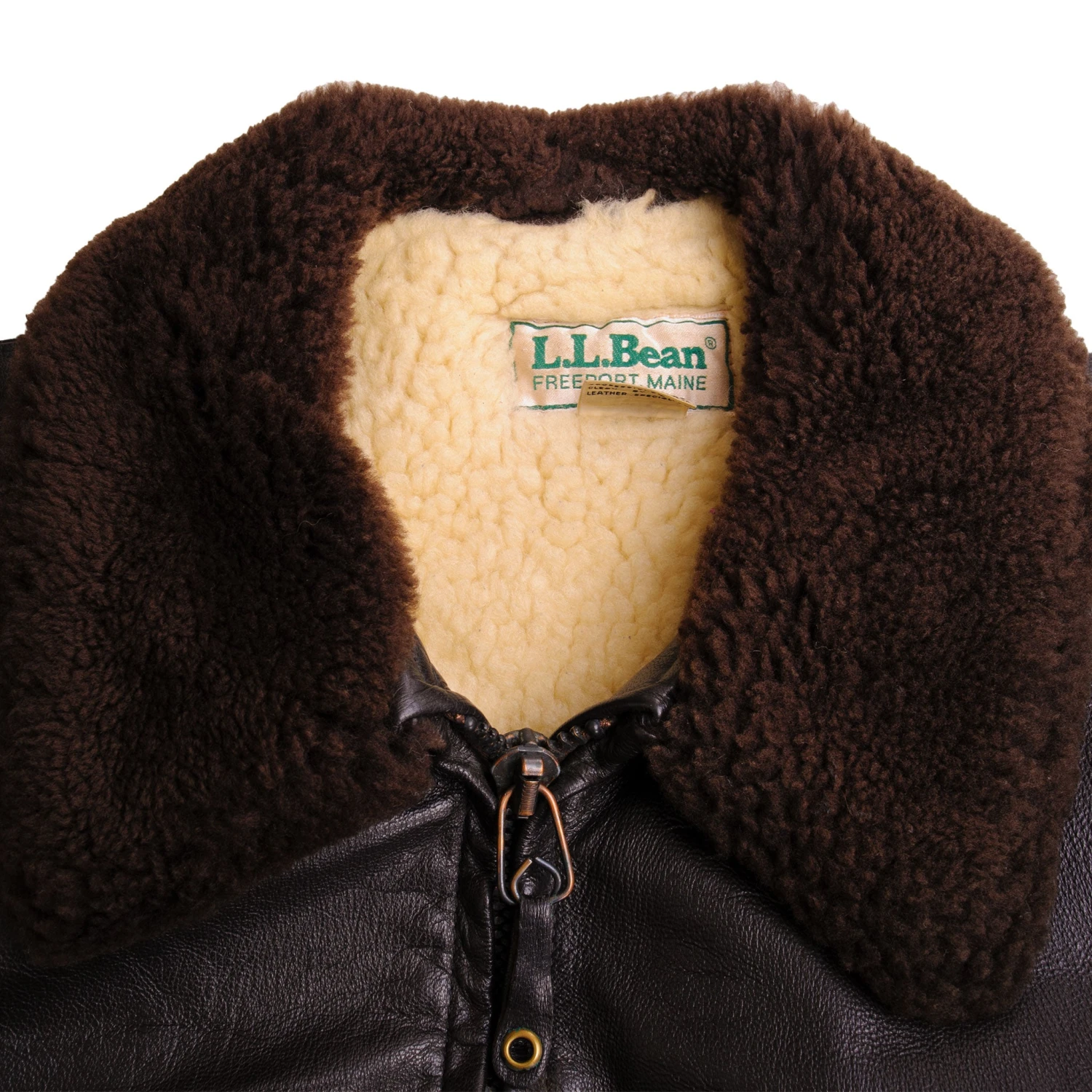 Vintage LL Bean G-1 Flight Bomber Jacket Mens 44 Shearling Goatskin Leather 1970s 1980s(Copy Of Vintage Usaf Us Airforce Leather Ll Bean Jacket Flyers 70s 80s Size Medium) 5 Vintage LL Bean G-1 Flight Bomber Jacket Mens 44 Shearling Goatskin Leather 1970s 1980s(Copy Of Vintage Usaf Us Airforce Leather Ll Bean Jacket Flyers 70s 80s Size Medium) - Image 5