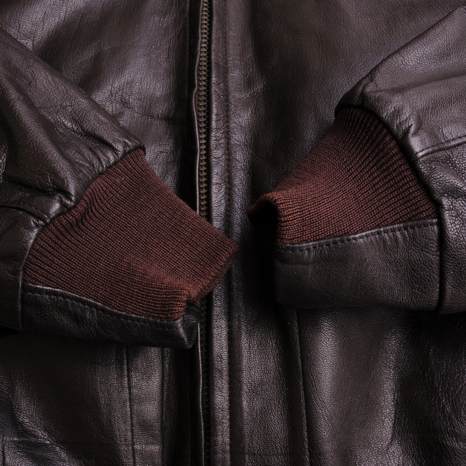 Vintage LL Bean G-1 Flight Bomber Jacket Mens 44 Shearling Goatskin Leather 1970s 1980s(Copy Of Vintage Usaf Us Airforce Leather Ll Bean Jacket Flyers 70s 80s Size Medium) 6 Vintage LL Bean G-1 Flight Bomber Jacket Mens 44 Shearling Goatskin Leather 1970s 1980s(Copy Of Vintage Usaf Us Airforce Leather Ll Bean Jacket Flyers 70s 80s Size Medium) - Image 6