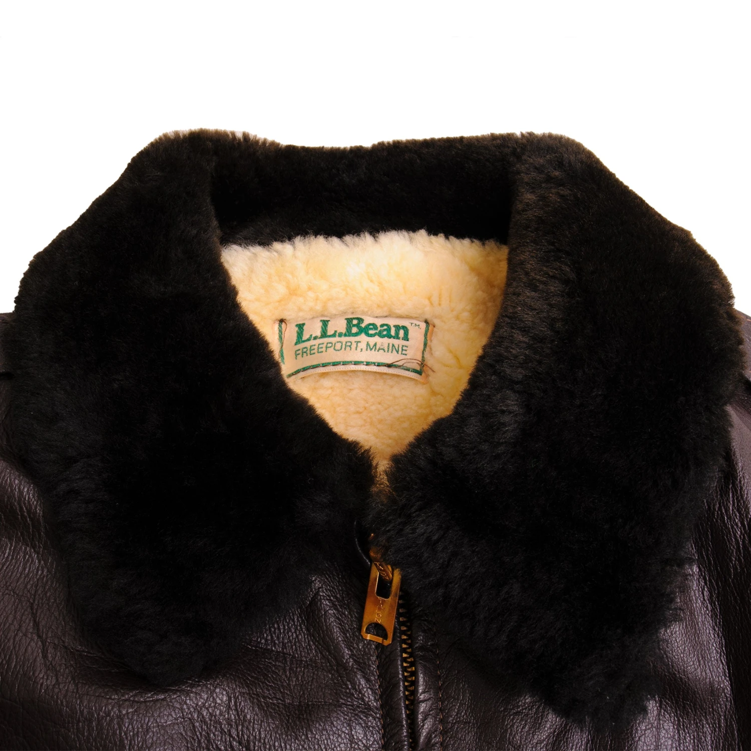 Vintage LL Bean G-1 Flight Bomber Jacket Mens 44 Shearling Goatskin Leather 1960s 1970s(Vintage Ll Bean G 1 Flight Bomber Jacket Mens 44 Shearling Goatskin Leather 1960s 1970s) 6 Vintage LL Bean G-1 Flight Bomber Jacket Mens 44 Shearling Goatskin Leather 1960s 1970s(Vintage Ll Bean G 1 Flight Bomber Jacket Mens 44 Shearling Goatskin Leather 1960s 1970s) - Image 6