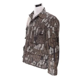 VINTAGE US ARMY TREBARK CAMO COMBAT JACKET 1990S SIZE MEDIUM REGULAR(Vintage Us Army Trebark Camo Combat Jacket 1990s Size Medium Regular)