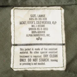 VINTAGE US AIR FORCE CWU 45/P 45P WINTER FLIGHT JACKET 1995 SIZE LARGE(Copy Of Vintage Us Air Force Cwu 45 P 45p Winter Flight Jacket 2003 Size 2xl) -Rare Gear USA Shop DSC 3038