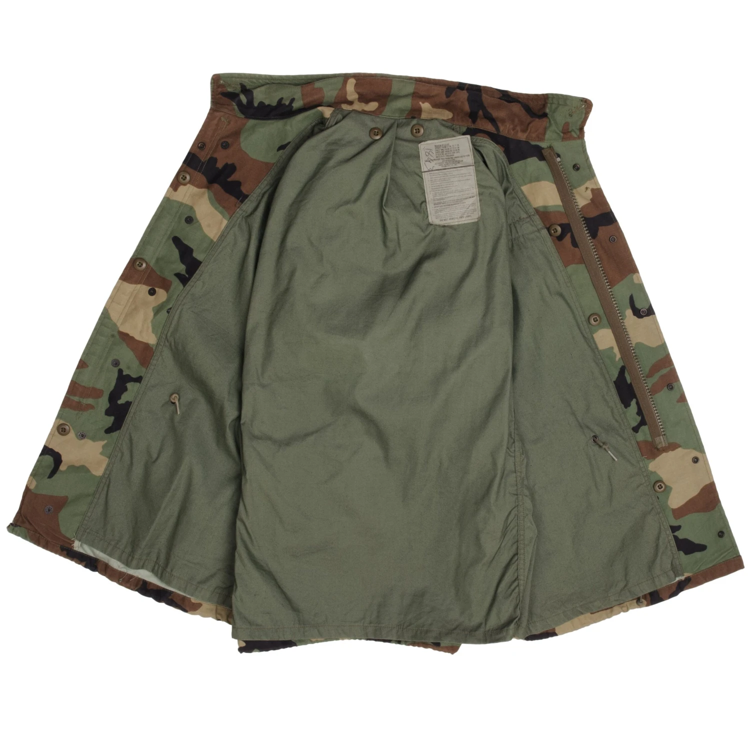 VINTAGE US ARMY M-1965 M65 WOODLAND CAMO FIELD JACKET 1999 MEDIUM REGULAR(Vintage Us Army M 1965 M65 Woodland Camo Field Jacket 1999 Medium Regular 1) 9 VINTAGE US ARMY M-1965 M65 WOODLAND CAMO FIELD JACKET 1999 MEDIUM REGULAR(Vintage Us Army M 1965 M65 Woodland Camo Field Jacket 1999 Medium Regular 1) - Image 9