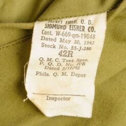 VINTAGE US ARMY FIELD JACKET M-1941 M41 1942 WW2 SIZE 42R MINT CONDITION(Copy Of Field Jacket M 1941 M41 1940s Size Small With Patches) -Rare Gear USA Shop DSC 3059